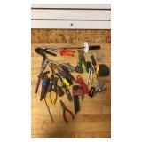 Lot of Miscellaneous Wrenches, and pliers