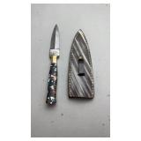 Custom Damascus Knife w/Sheath