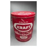 Vintage Kraft Shortening Metal Can