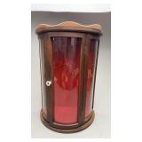 Hanging Display Case Wood