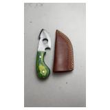 Custom Damascus Knife w/Sheath