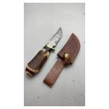 Custom Damascus Knife w/Sheath