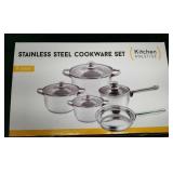 9 Piece Stainless Steel  Cookware Set
