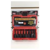 New 8 Piece Metric  1/2" Impact Socket Set