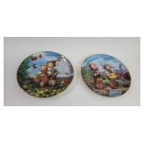 Danbury Mint M.J. Hummel Plates Little Companions