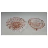 Pink Depression Glass Dishes