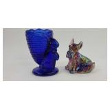 Bunny Toothpick Holder, Iridescent Scottie