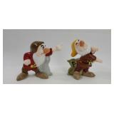 Sneezy And Grumpy Salt And Pepper Shakers