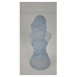 Frosted Heavy Glass Grumpy Figurine