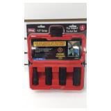 New 1/2" Drive Flip Over Lug Nut Socket Set