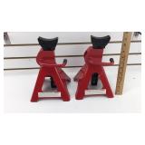 New Pair 3 Ton Adjustable Jack Stands