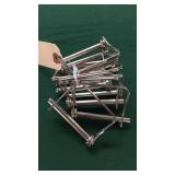 Group Of 10 Stainless Steel Locking Pins