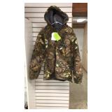 New Size Large  Burly Camo Hunting Jacket W/ Hood