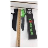 Zombie Hunting Knife With Sheath