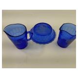 Colbalt Blue Glass,  Shirley  Temple