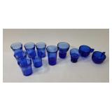 Cobalt Blue Shot Glasses