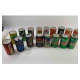 Assortment Of Old Soda Cans