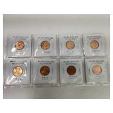 Uncirculated Old Lincoln Head Cents 1962-1980