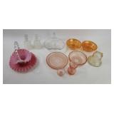 Collectible Glass - Opalescent Hobnail Cruets,