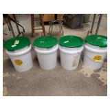4 - 5 Gal Buckets with Lids