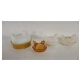 Hen On Nest Glass Dishes