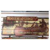 New Wood Sign - Moosehead Lodge