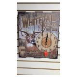 New Wooden "White Tail Ridge " Clock