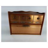 Wooden Bread & Canister Box