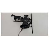 Cast Iron Bell With Horse and Carriage