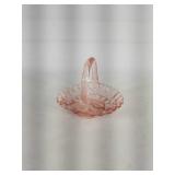 Westmoreland Pink Glass Basket