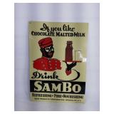 Sambo Chocolate Milk Tin Ad