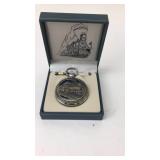 Pocket Watch Depicting Train