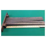 Wood Towel Hanger- Horse Shoe Brand