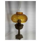 Aladdin Model B Oil Lamp w/ Glass Shade