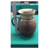 Pottery Pitcher- Signed