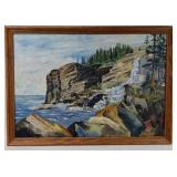 Framed Oil Painting 39" x 38"