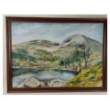 Framed Oil Painting 40" x 29"