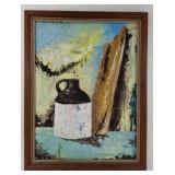 Oil Painting 21" x 17" Unsigned