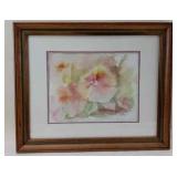 Watercolor 23" x 19" Local Artist Lois Stiles Reed