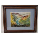 Watercolor 17" x 14" Local Artist Lois Stiles Reed