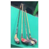 4 Woods With Oak Shaft-See Description