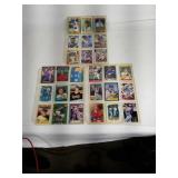 3 Pages Baseball Star Player Cards