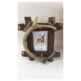 New 4" X 6" Photo Frame W/Antler