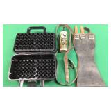 Hard Plastic Ammo Box, Belting, Partial Scent