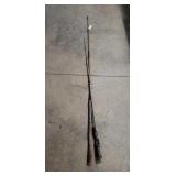 3 Vintage Fishing Poles (1 Is Metal)