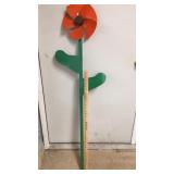 Metal Lawn Ornament- Orange 56"