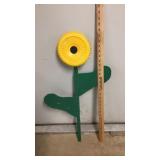 Lawn Ornament- Metal - Yellow Flower