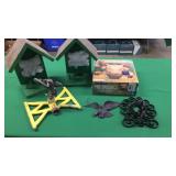 Lot- 2 Squirrel Feeders, Sprinkler, Etc
