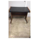 Desk With Shelf On Rollers 32" Wide