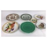 7 Collectible Plates- As Is. Some With Chips
